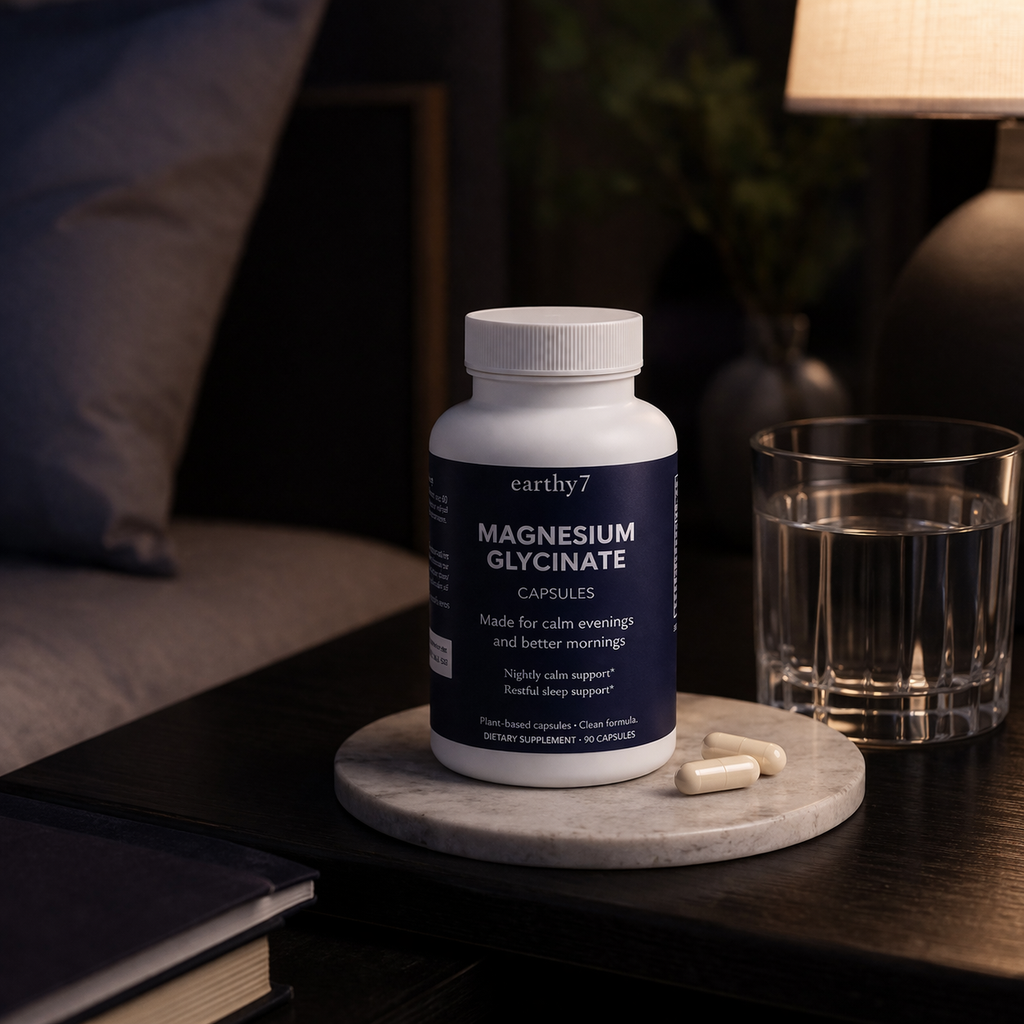 Meet Magnesium Glycinate — your daily reset for calm and recovery.