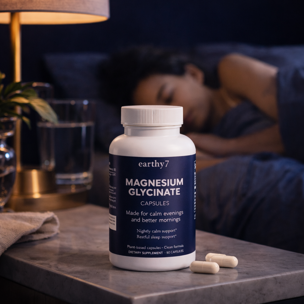 Meet Magnesium Glycinate — your daily reset for calm and recovery.